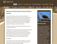 Tablet Screenshot of conservecharles.org
